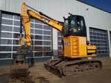 2010 JCB JS145HD material handler, side view