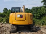 2020 Caterpillar 307E mini excavator rear view