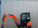 2021 Kubota U27-4 mini excavator, side view