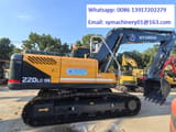 2024 Hyundai R220LC-9S crawler excavator, side view