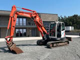 2011 Kubota KX080-3 mini excavator, side view