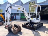 2010 Kubota U25-3EU mini excavator, side view