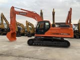 2023 Doosan DX300LC crawler excavator, side view