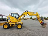 2017 Komatsu PW98MR-8 wheel excavator, side profile view