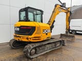 2019 JCB 86C-1 mini excavator, rear three-quarter view