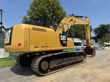 2016 Caterpillar 336F crawler excavator, rear three-quarter view