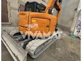 2015 Kobelco SK75 mini excavator, rear three-quarter view