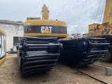 2017 Caterpillar 320C amphibious excavator, rear view