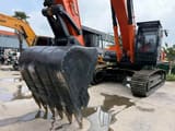 2022 Hitachi ZX350 crawler excavator front view with bucket