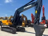 2024 Hyundai HX220S crawler excavator, side view