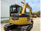 2021 Komatsu PC78US-6 crawler excavator, rear three-quarter view
