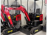 2024 JPC HT-12 mini excavator, front three-quarter view