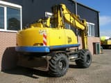 2008 JCB JS175W wheel excavator, rear three-quarter view