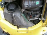 2017 Komatsu PC16R-3HS mini excavator engine compartment view