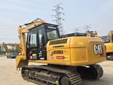 2021 Caterpillar 315D2GC crawler excavator, rear three-quarter view
