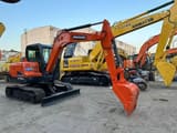 2022 Doosan DX60-9C mini excavator, side view