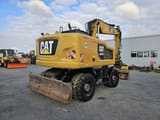 2016 Caterpillar M318F wheel excavator, rear three-quarter view