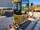 2020 Caterpillar 301.8 crawler excavator, rear three-quarter view