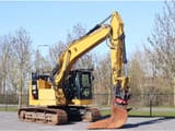 2018 Caterpillar 325F LCR crawler excavator, side view