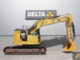 2016 Caterpillar 325F crawler excavator, side profile view