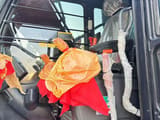 2022 Hitachi ZX210 crawler excavator interior cab view