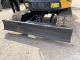 2022 Komatsu PC35MR mini excavator front blade view
