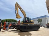 2020 Caterpillar 320CL amfibik ekskavatör, yan görünüm