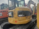 2022 Caterpillar 305CCR mini excavator rear view