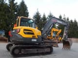 2015 Volvo ECR88D crawler excavator, side view