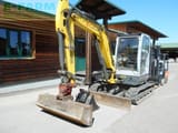 2015 Wacker Neuson 50Z3 mini excavator, front three-quarter view