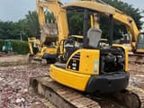 2023 Komatsu PC40MR mini excavator, rear three-quarter view