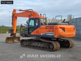 2020 Doosan DX225LC-5 crawler excavator, rear three-quarter view