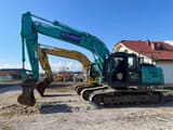 2018 Kobelco SK210HLC-10 crawler excavator, side view
