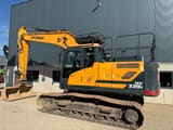 2020 Hyundai HX220L crawler excavator, side view