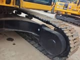 2024 Caterpillar 336 crawler excavator, close-up of tracks and undercarriage