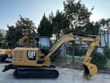 2024 Caterpillar 306E2 mini excavator, side profile view