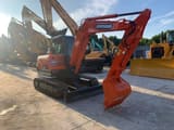 2021 Doosan DX60 mini excavator, side view