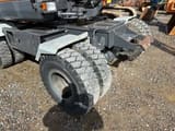 2014 Doosan DX55W wheel excavator rear chassis view