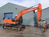 2018 Doosan DX225LC-5 crawler excavator side view