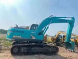 2018 Kobelco SK210D crawler excavator, side view