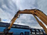 2014 Hyundai R55W-9 wheel excavator boom and arm detail