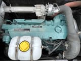 2023 Volvo EC210D crawler excavator engine compartment view