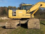 2004 Komatsu PC160LC-7K crawler excavator side view