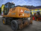 2017 CASE WX148 wheel excavator, rear three-quarter view