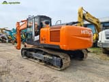 2015 Hitachi Zaxis 210LC crawler excavator, rear three-quarter view