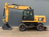 2011 Caterpillar M316D wheel excavator side view