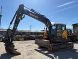 2024 Volvo ECR145E excavator, side profile view