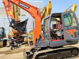2022 Doosan DH60-7 crawler excavator, side view