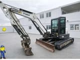 2015 Bobcat E50 mini excavator, side view