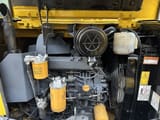 2022 Komatsu PC56-7 mini excavator engine compartment view